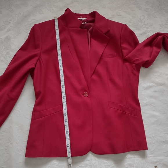 Talbots Luxe Made in Italy fabric wool 2 piece suit jacket + pants lined - Picture 4 of 16